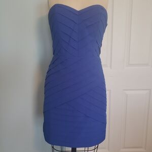 NWT Gianni Bini Strapless Royal Blue Dress, XS